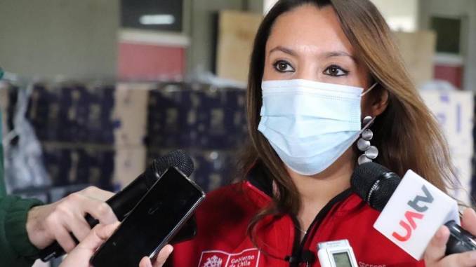 Foto seremi de Gobierno Pía Bersezio por Red de Protección