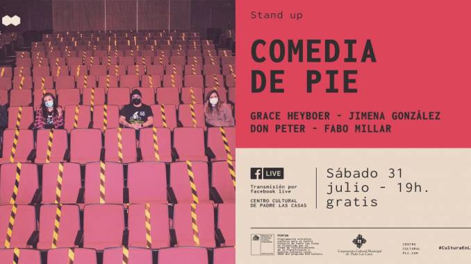 banner horizontal comedia de pie