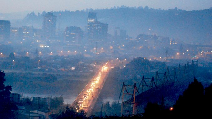 Temuco 18 de mayo 2010EL SMOG SE APODERA LITERALMENTE DE LA CUIDAD D