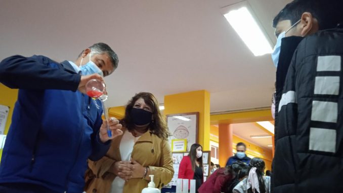 reacción química
