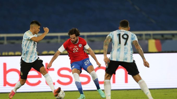 Chile ante Argentina foto referencial