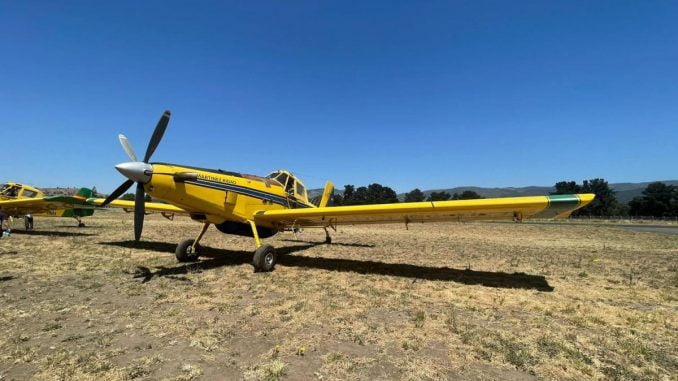 Avión baleado