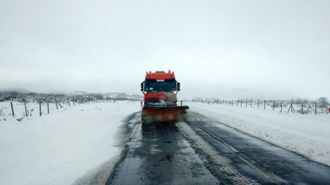 trabajos en cordillera