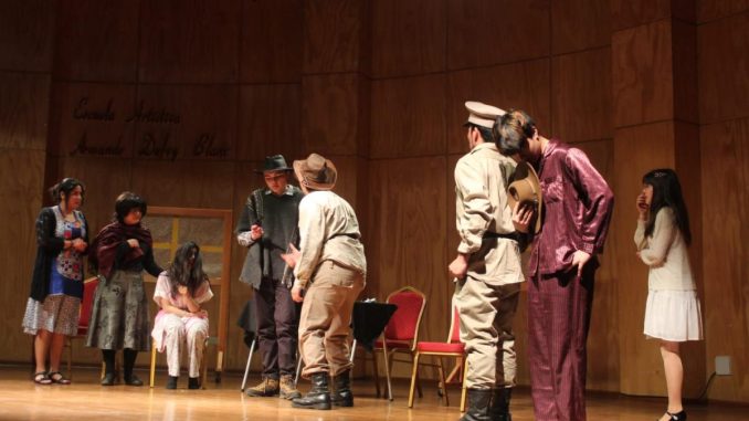 TEATRO ESCOLAR EN TEMUCO- ELENCO LICEO ALEXANDER GRAHAM BELL DE VILLARRICA